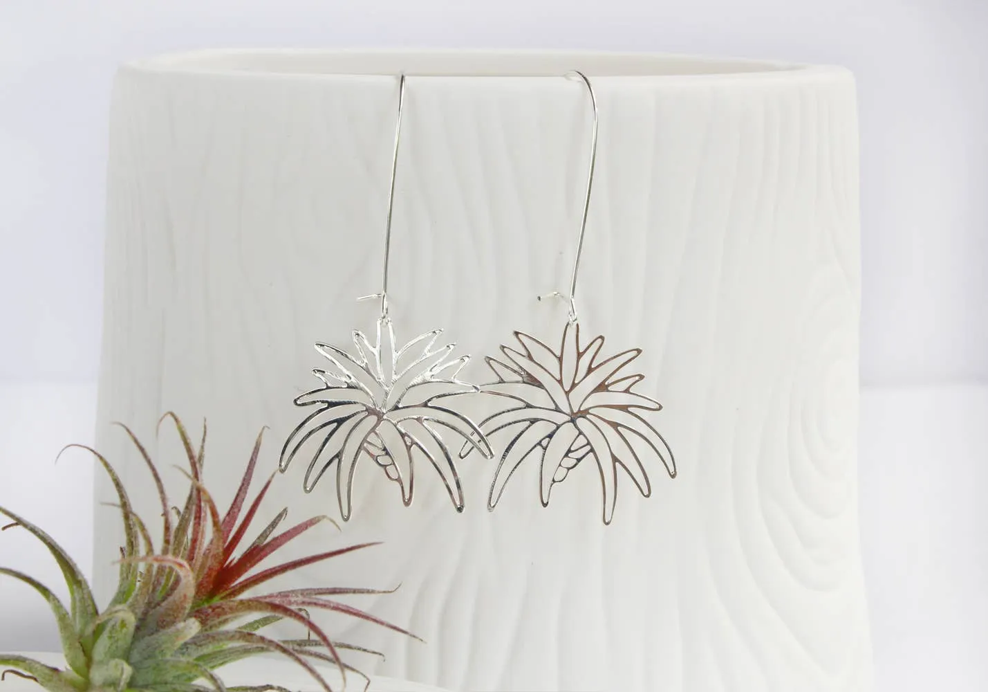 A Tea Leaf Jewelry - Air Plant Earrings | Style 1