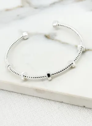 Adjustable Bangle - Silver