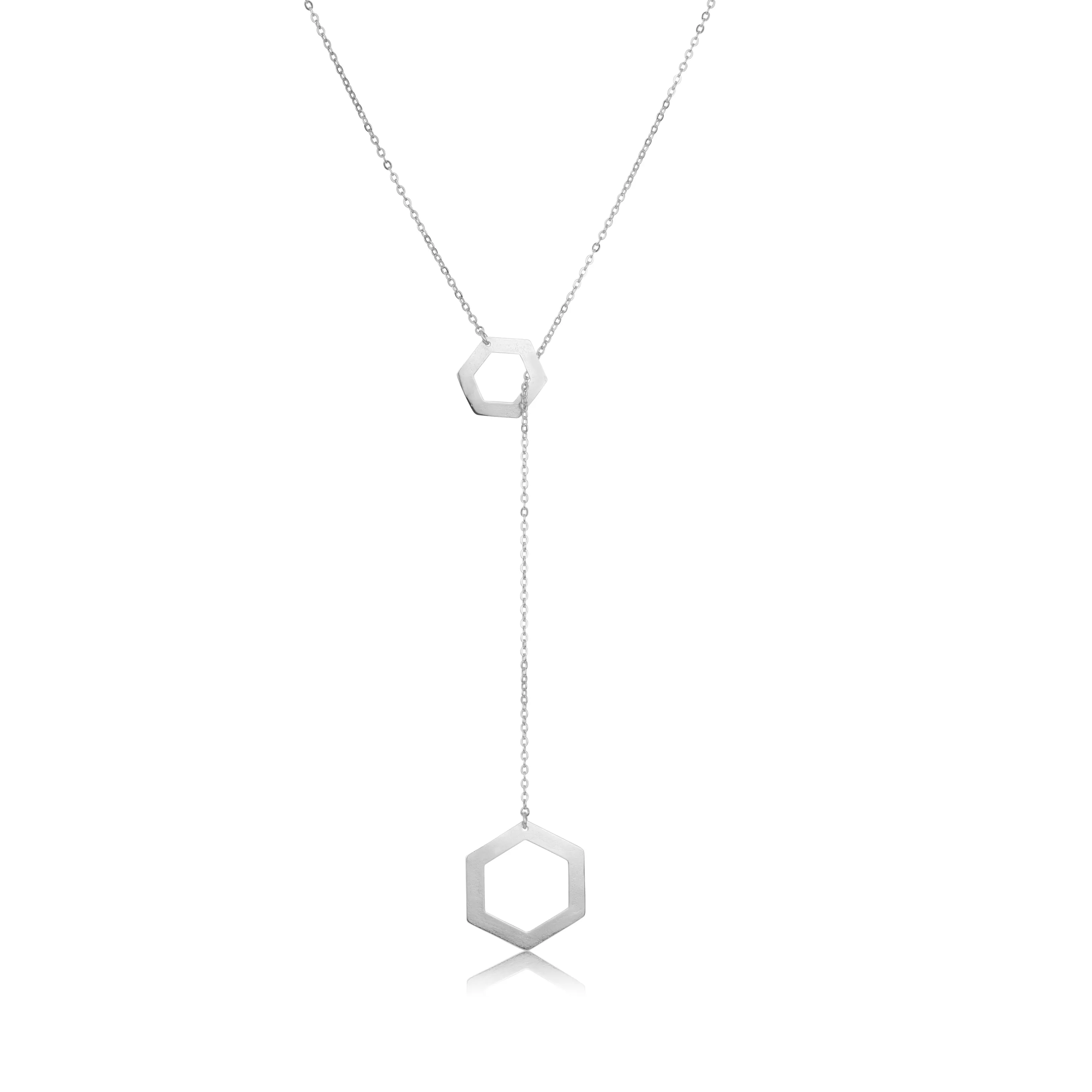 Adjustable Hexagon Necklace