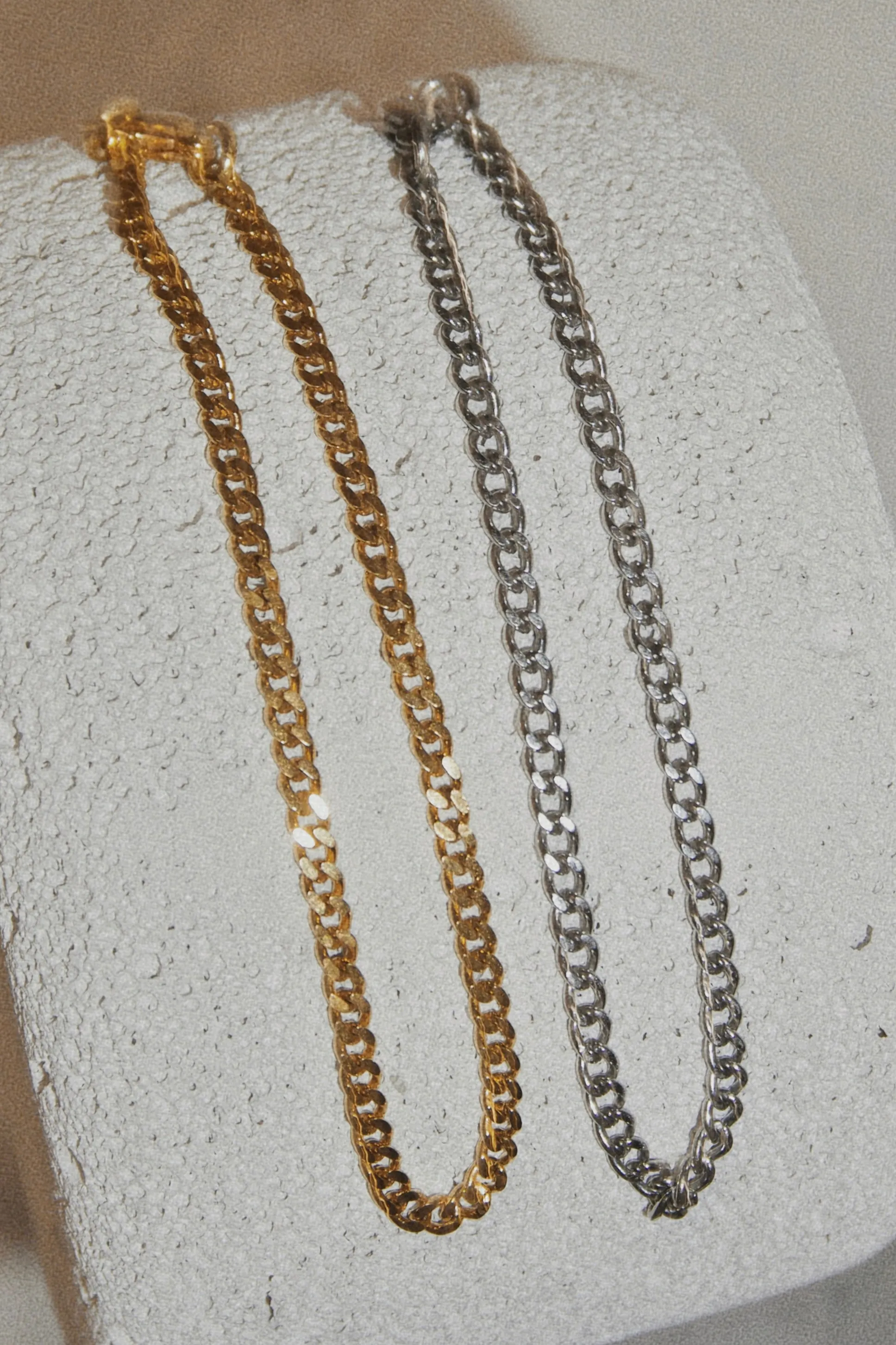 Basic 3mm Curb Chain Bracelet