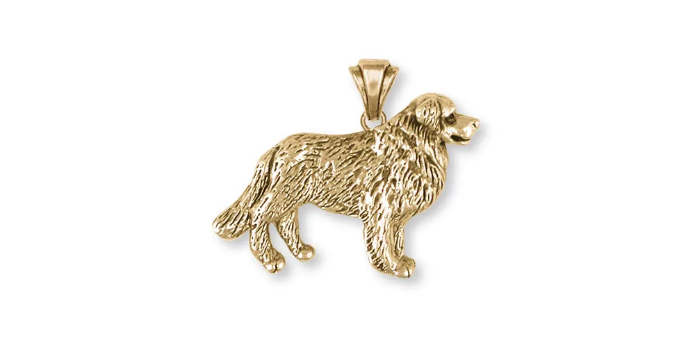 Bernese Mountain Dog Pendant Jewelry Gold Vermeil Handmade Dog Pendant BMD2-PVM