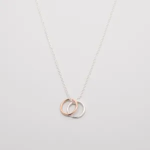 Bicolor Circle Necklace