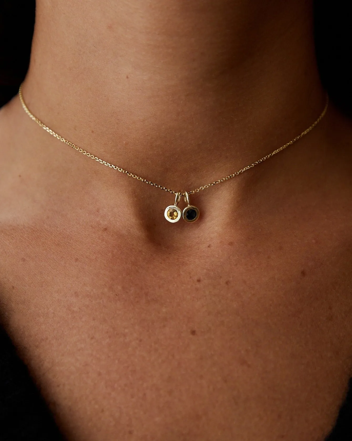 Birthstone Pendant | Gold