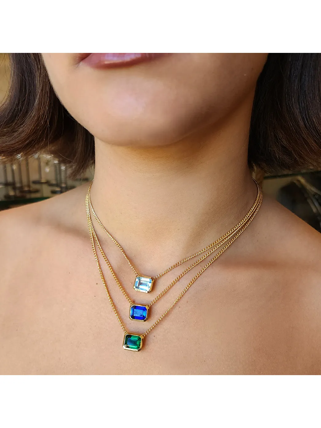 Cuba Block Necklace