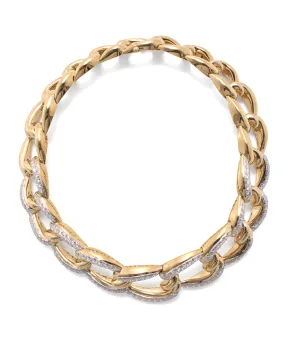 Diamond Chain Link Necklace