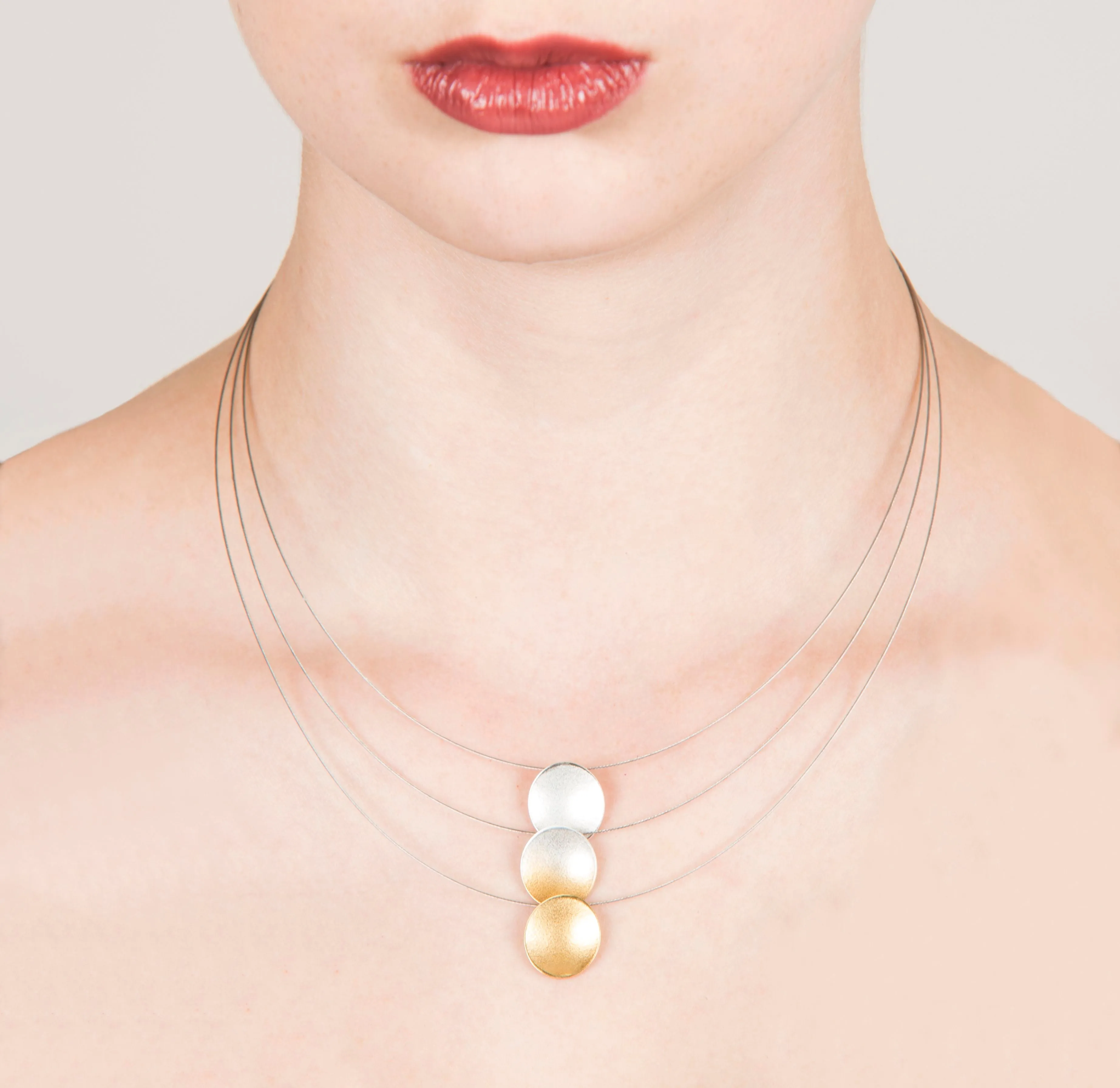 Electra Triple Strand Necklace