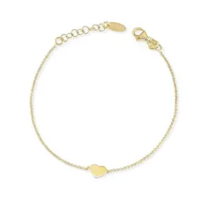 Gold Heart Bracelet