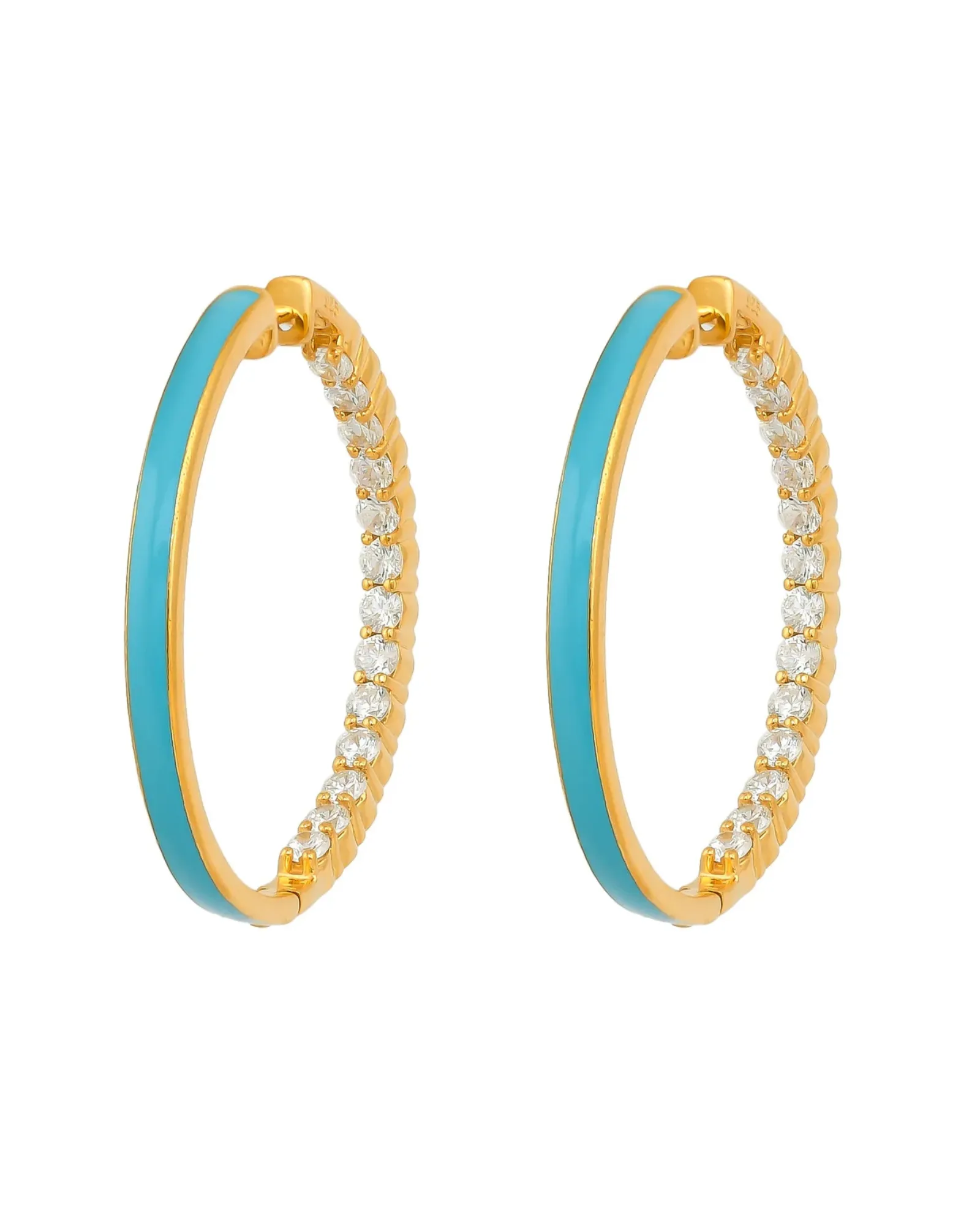 Hermia Hoops - Island Turquoise