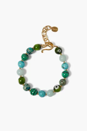 Izmir Evil Eye Bracelet Turquoise Mix