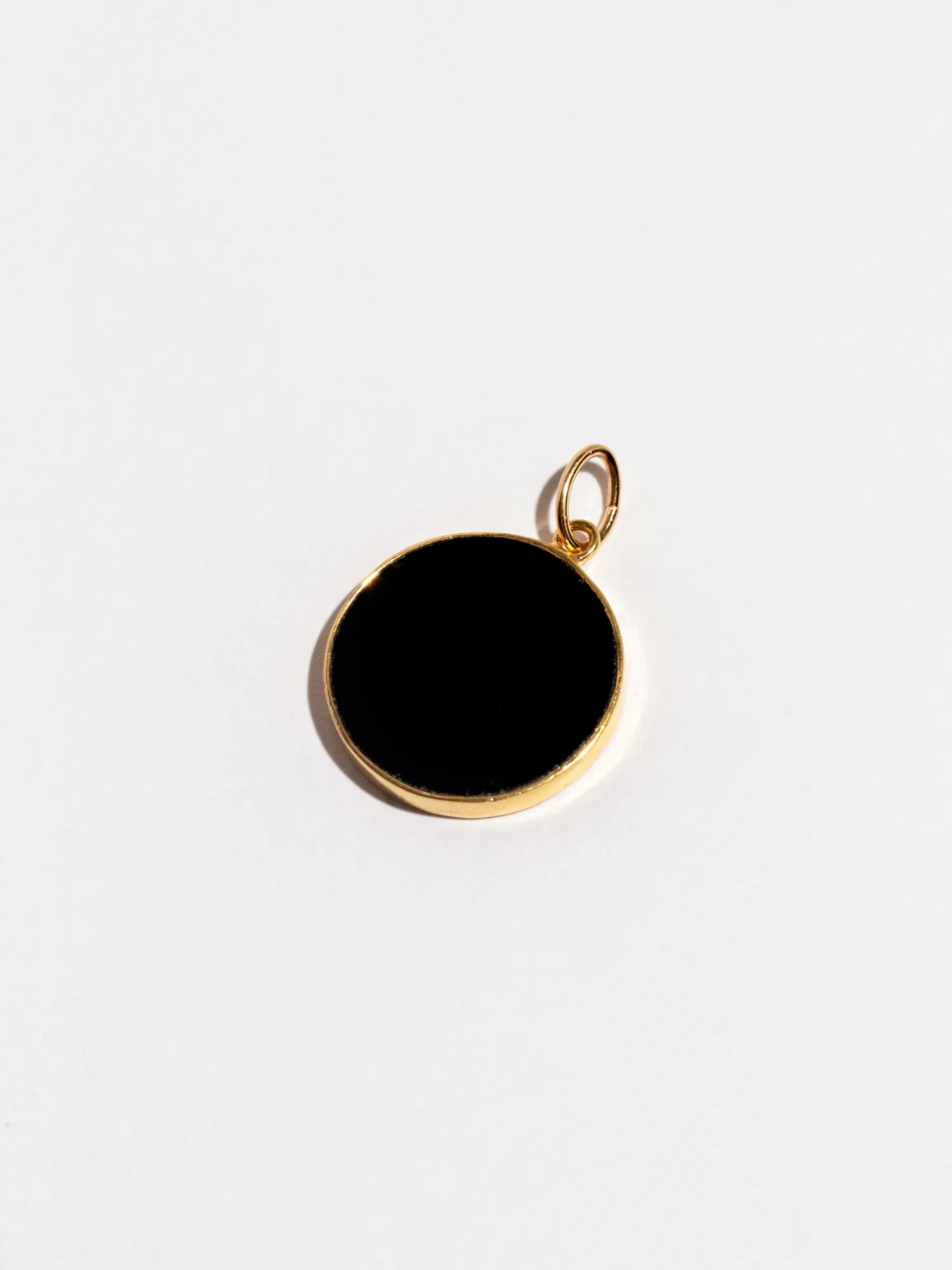 Jessica Onyx Coin Pendant