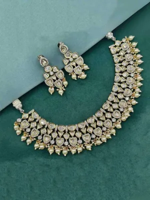 Kundan Studded Pure Brass Bridal Necklace