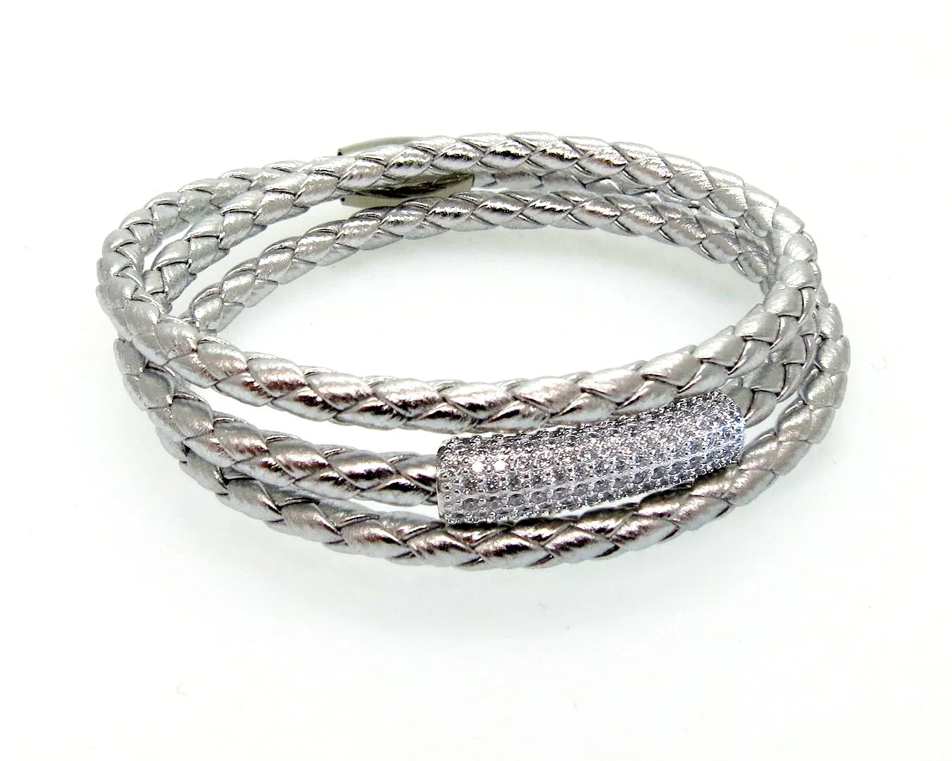 Liza Schwartz SOBE Bar Triple Wrap Silver