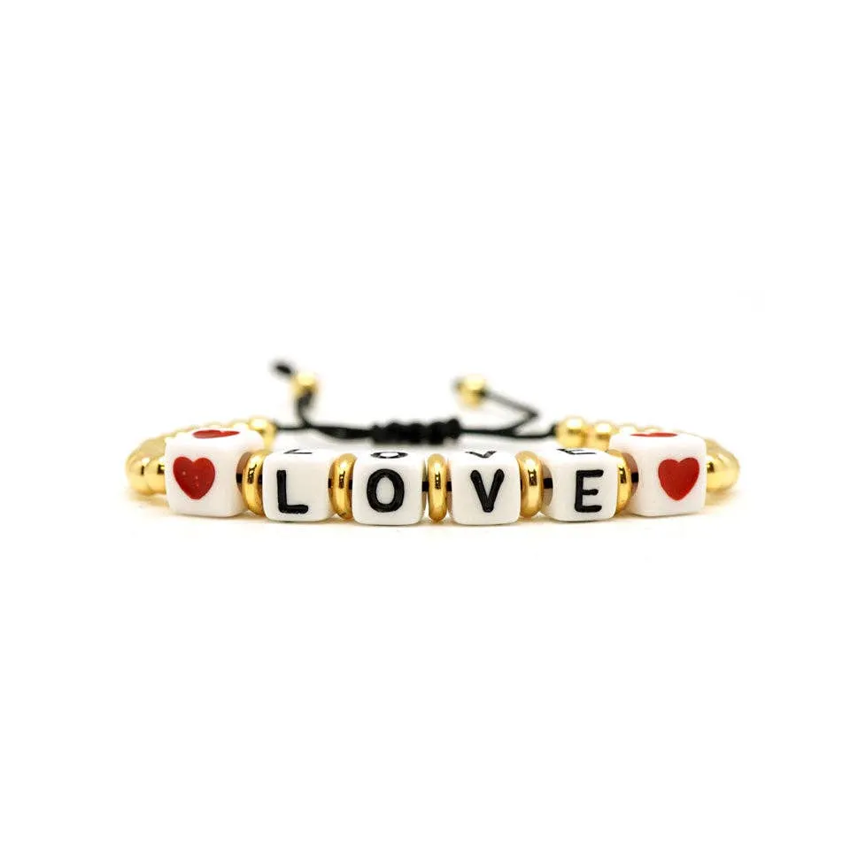 LOVE Beaded Bracelet