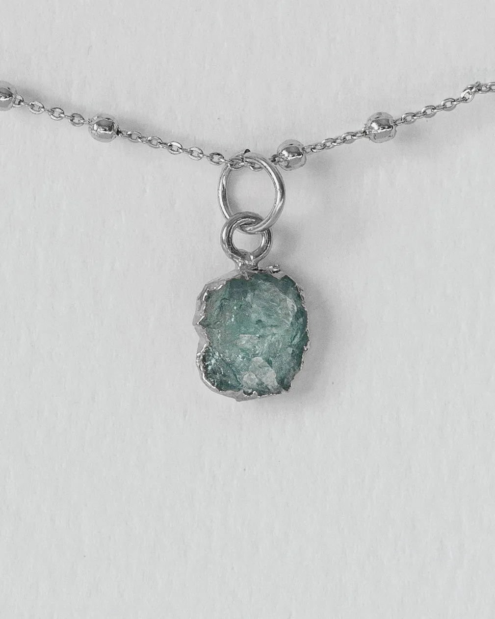 March | Aquamarine Necklace