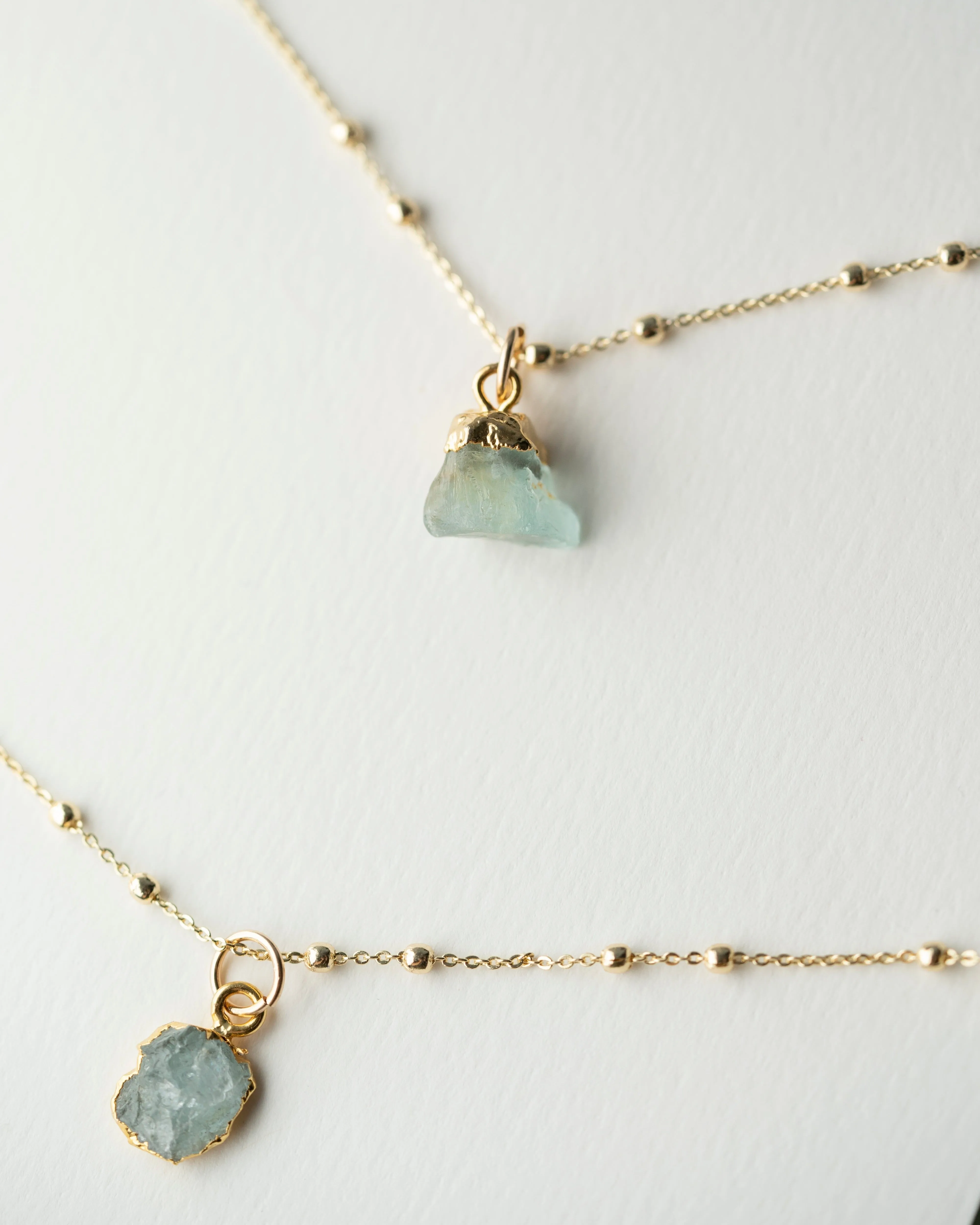 March | Aquamarine Necklace