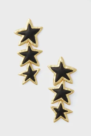 Noir Stars Odette Earrings