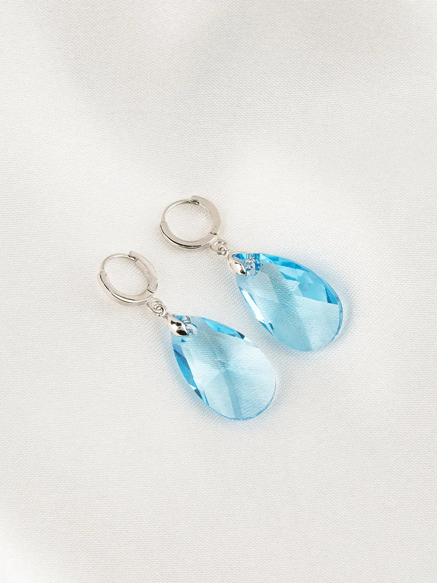 Olivia Earrings | Aquamarine