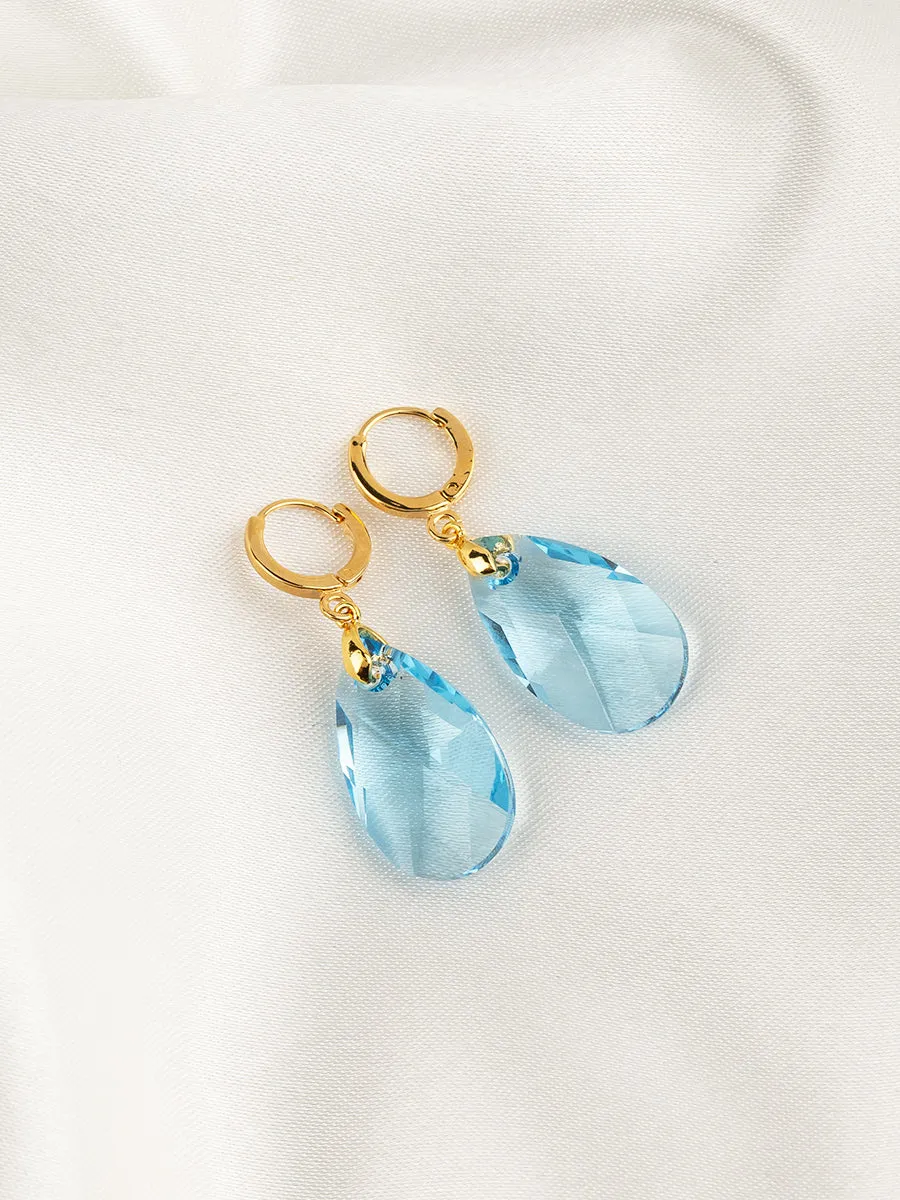 Olivia Earrings | Aquamarine