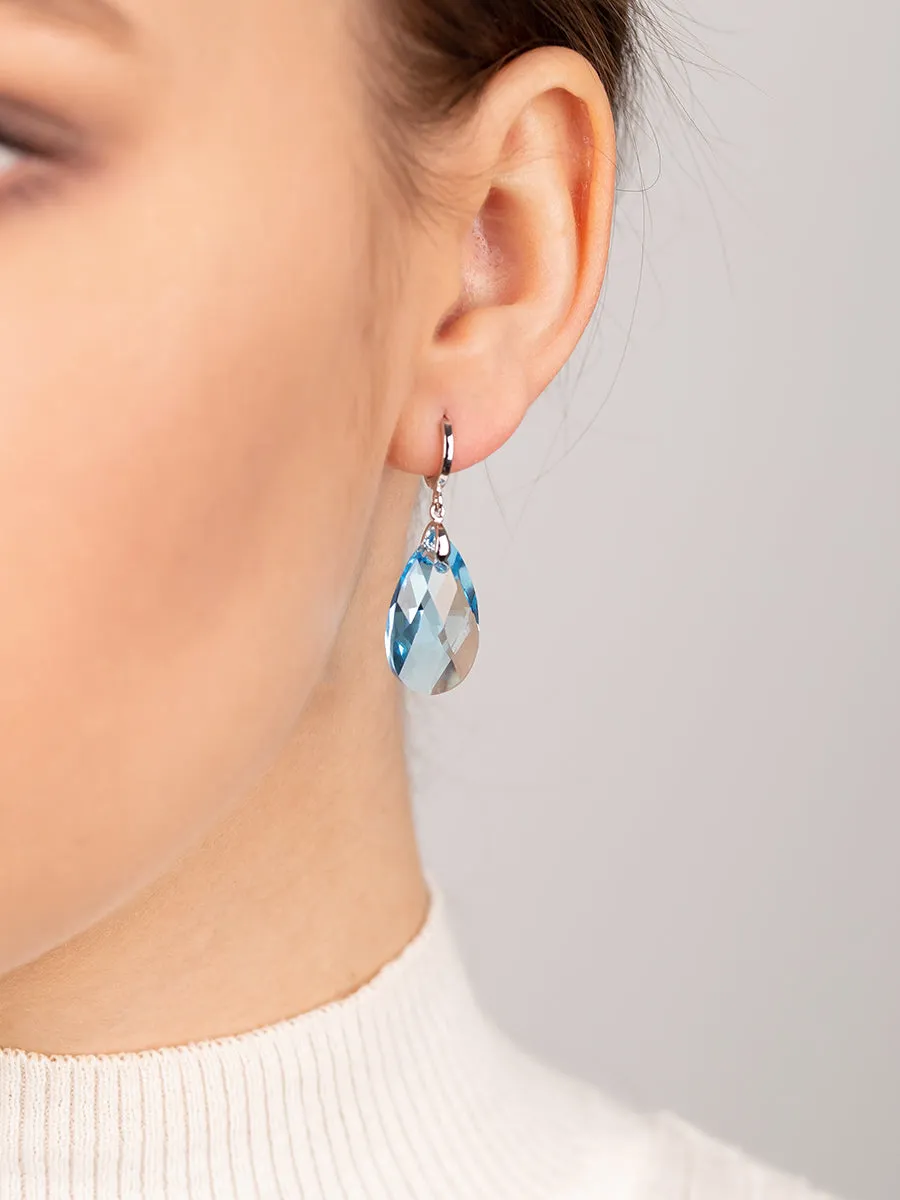 Olivia Earrings | Aquamarine