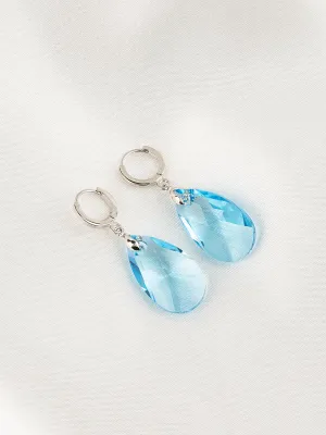 Olivia Earrings | Aquamarine