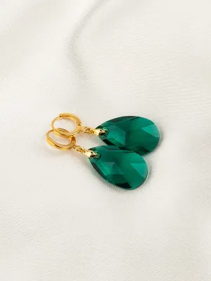 Olivia Earrings | Emerald