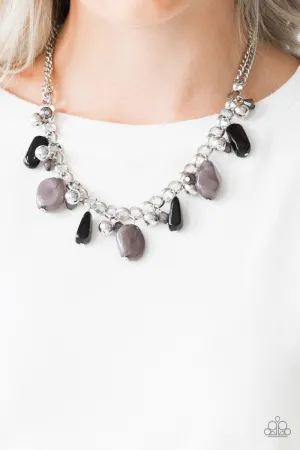 Paparazzi Grand Canyon Grotto Necklace Black