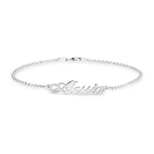 Personalised Name Bracelet - Sterling Silver