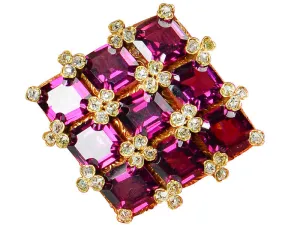 Rhapsody - Sumptuous Antique Garnet Pendant Brooch