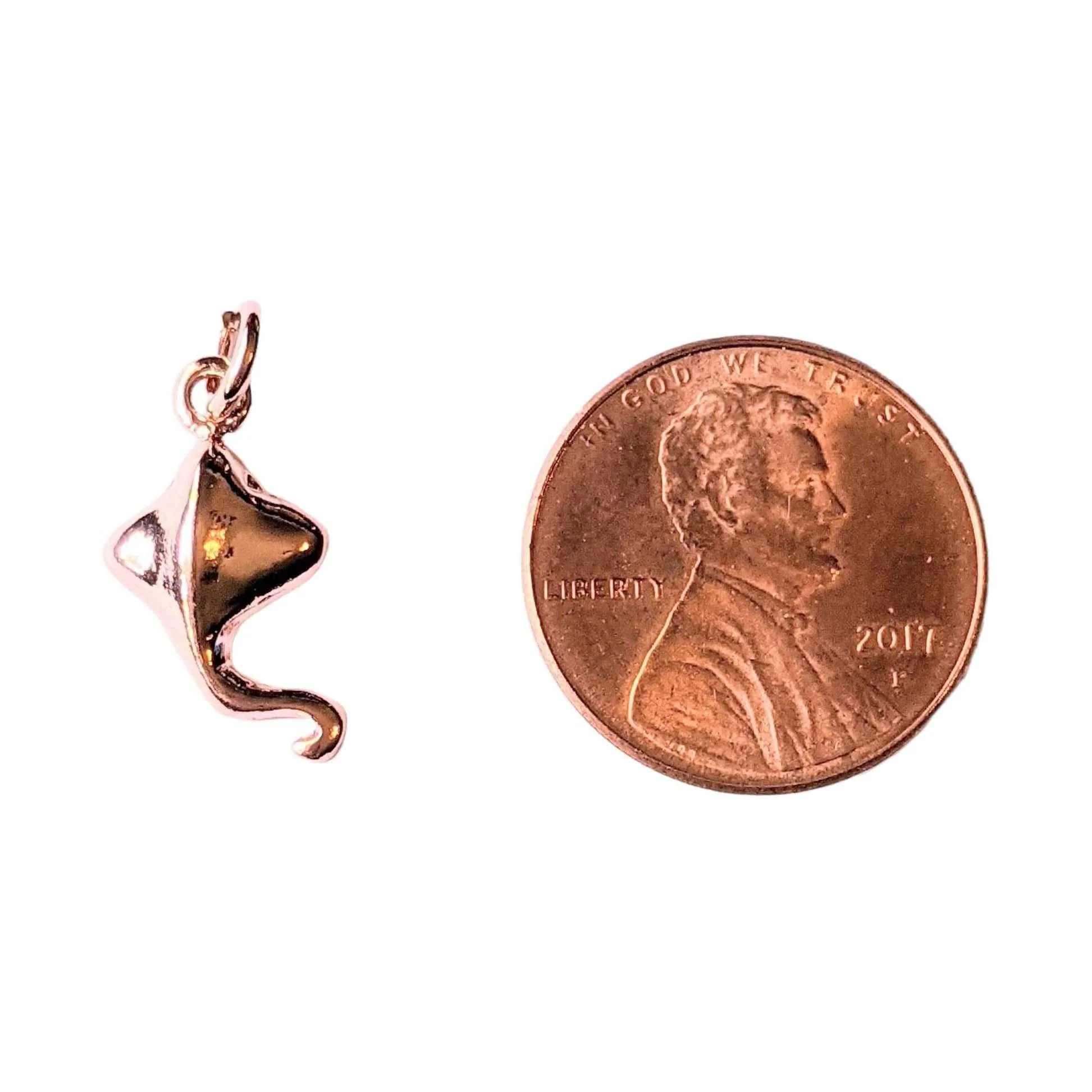 Rose Gold Stingray Charm