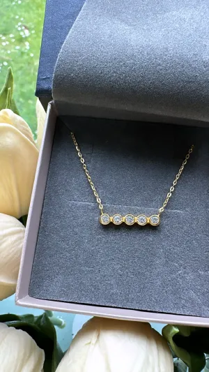 Samantha Gold Pendant and Chain